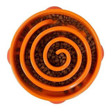 Comedouro Lento Fun Feeder Outward Hound Laranja Orange M