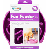 Comedouro Lento Fun Feeder Outward Hound Roxo Pequeno