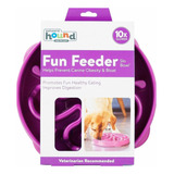 Comedouro Lento Fun Feeder Outward Hound Roxo Pequeno