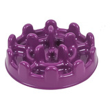 Comedouro Lento Pet Fit Grande Pet Games Para Cães Cachorro Cor Lilás
