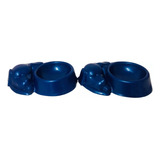 Comedouro Pets Pote Cachorro Potinho Tigela Ração Água Kit 2