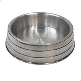 Comedouro Vasilha Pesado Alumínio P Cachorro Grande 2200ml