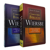 Comentário Bíblico Wiersbe 2volumes Antigo E Novo Testamento
