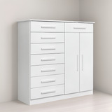 Cômoda 2 Portas E 8 Gavetas New Verona