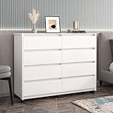 Cômoda 8 Gavetas Coimbra Branco