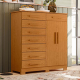 Cômoda New Verona 8 Gavetas E 2 Portas Para Quarto