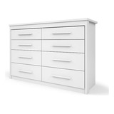Cômoda Para Quarto Para Tv Até 50 Polegadas Branco