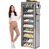 Comoda Vertical Sapateira 9 Andares Multiuso Portátil Tênis