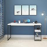 Compace Desing Escrivaninha Com Estante Baixa 2 Prateleiras 1 50m Dynamica