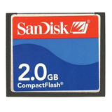 Compact Flash Cf Sandisk 2gb Cartão