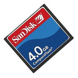 Compact Flash Sandisk 4gb Cartão Memória