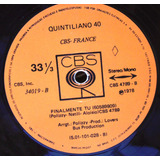 Compacto - Quintiliano 40 - L' Immensa Verita - Cbs - 1978