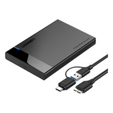 Compartimento De Disco Rígido Sata Ugreen Usb C De 2 5 60734 us221 Compartimento Hdd ssd Preto De 2 5