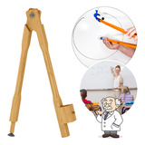 Compasso De Madeira 40cm P Quadro Branco Escolar Professor