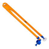 Compasso Plástico P Quadros E Diversos 42 Cm Multiuso Stalo Cor Laranja