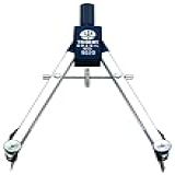 Compasso Técnico Balaustre Simples Trident 9020 Cromo Fosco Traça Circunferências De Até 14 Cm