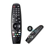Compatível Com Controle Remoto Tvs Smart Comando De Voz Air Mouse E Teclas Especiais Controle Magic Modelo Novo Substitui Modelo Original