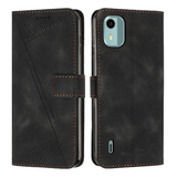 Compatível Nokia C12 c12 Plus c12 Pro Carteira Caso Flip