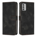 Compatível Nokia G42 Carteira Caso Side Buckle Card Pu