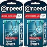 Compeed Advanced Blister Care 10 Unidades De Almofadas De Tamanhos Mistos 2 Pacotes Bandagens Hidrocolóides Adesivos De Calcanhar Bolhas No Pé Prevenção E Tratamento De Bolhas Almofadas à Prova