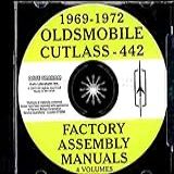 COMPLETE   UNABRIDGED 1969 1970 1971 1972 OLDSMOBILE CUTLASS  442   F85 FACTORY ASSEMBLY INSTRUCTION MANUAL CD   Standard  Supreme  Wagon