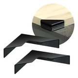 Component 70 X70 X15 X15 M M Cantoneira Aberta Cor Preto Kit 100 Unidades