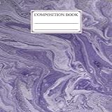 Composition Notebook Composition Notebook Marbled Purple Cover Wide Ruled Composition Notebook For Kids Primary School Students Design By Andre Renner