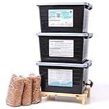 Composteira Doméstica Minhocário 90l Produza Seu Próprio Adubo Por Compostagem
