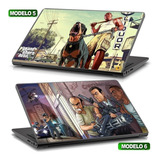 Compre 1 Leve 2 Adesivo Notebook Gta 5 Skin Mega Top