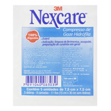 Compressa De Gaze Estéril Nexcare 7 5cm X 7 5cm Pacote 5 Unidades