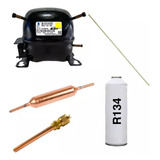 Compressor 1 5 Gás R134 Válvula Serviço Solda Filtro