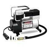 Compressor 12v De Ar Portátil Até 100psi Carro Moto Bola