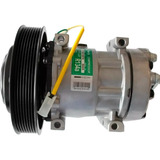 Compressor 7h15 4116 Caminhão Volvo Fh Polia 8pk 180mm 24v