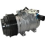 Compressor A C Automático CM 6197A Para Trator De Escavadeira Retroescavadeira Série John Deere DCP99520 RE284680 503166 51428 Novo Compressor Thinkhao 10SRE18C 