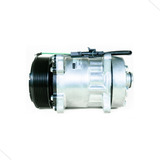 Compressor Ar 7h15 12v Polia 8pk 8 Orelhas Denso Saida Flex