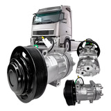 Compressor Ar Cond Caminhão Volvo Fh Polia 180mm
