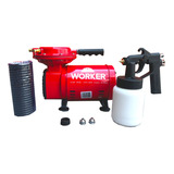 Compressor Ar Direto Tufão Bivolt Kit Pintura Worker