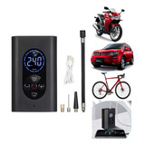 Compressor Bom Ar Para Pneu Digital Carro Bike Moto Sem Fio Iboa Bomba De Ar Elétrica Recarregável Portátil 50 W