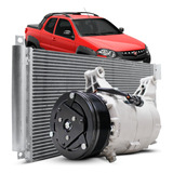Compressor Condensador Filtro Fiat Strada 1 8 Etorq