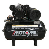 Compressor De Ar 10 Pés 2 0 Hp 100l Cmv 10pl 100a Motomil