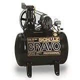 Compressor De Ar 15 Pés 100 Litros 110 220V Monofásico Bravo Schulz CSL15BR 100