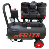 Compressor De Ar Arita Isento De Óleo Reservatório 24l Cor Preto Fase Elétrica Bifásica Frequência 60 220v
