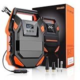 Compressor De Ar Automotivo 12 V Com Luz LED- Compressor De Ar Portatil- Calibrador De Pneus Portatil