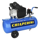 Compressor De Ar Elétrico Portátil Chiaperini Mc 8 5 50l Monofásica 50l 2hp 127v Azul celeste