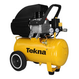 Compressor De Ar Elétrico Portátil Tekna Cp8525 24l 2hp 110v Amarelo
