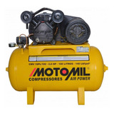 Compressor De Ar Monofásico 2hp 10 Pés 100l 220v Motomil