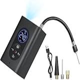 Compressor De Ar Portátil 150 PSI Bomba De Ar Elétrica Com Manômetro 4000mAh Bomba De Ar Portátil Calibra Enche Pneu - YODHE