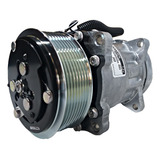 Compressor De Ar Sanden 7h15 12v 4864 Polia 8pk 8 Orelhas
