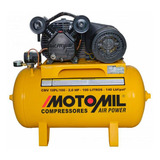 Compressor Motomil 2 Pistões Air Power 127v 100l 10 Pés 2hp