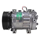 Compressor Sanden Aa7h15aa Máquina Jcb Polia 8pk 12v